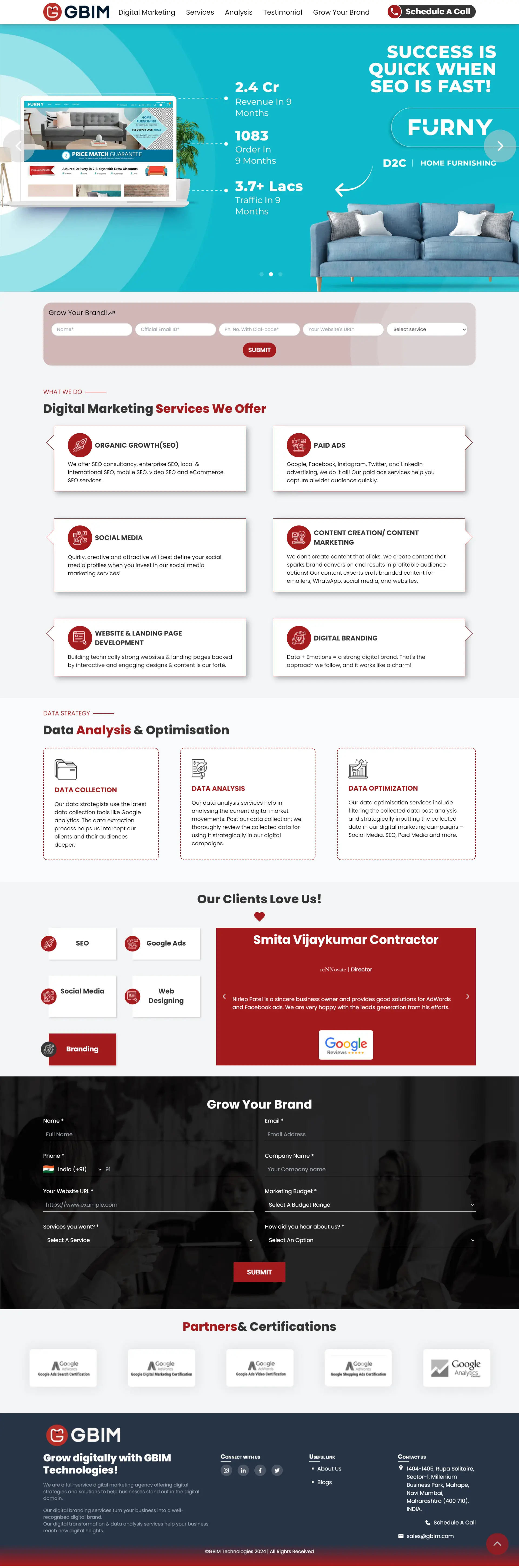 Landing Page